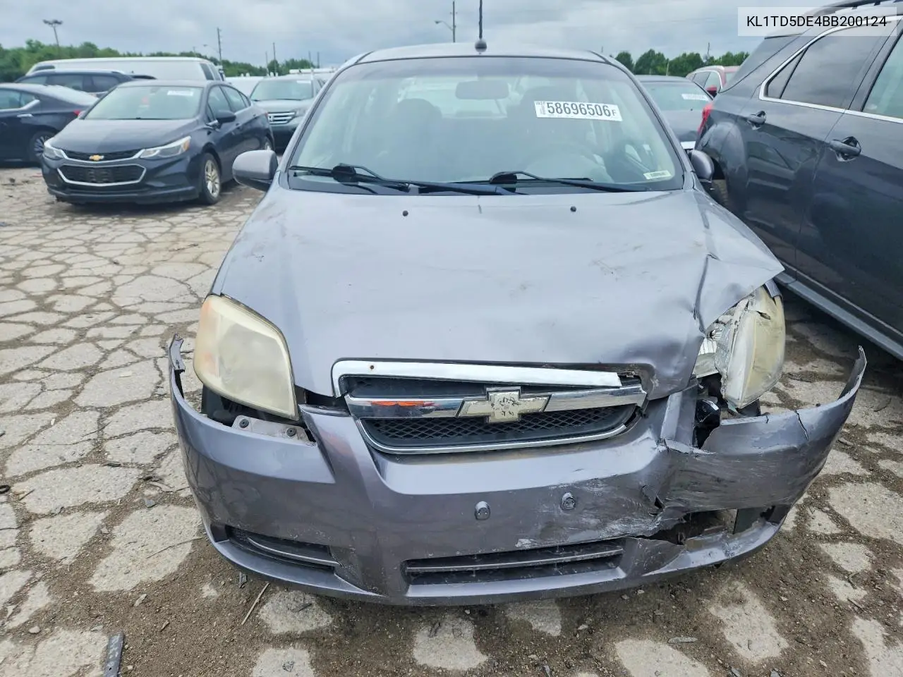 2011 Chevrolet Aveo Ls VIN: KL1TD5DE4BB200124 Lot: 58696506