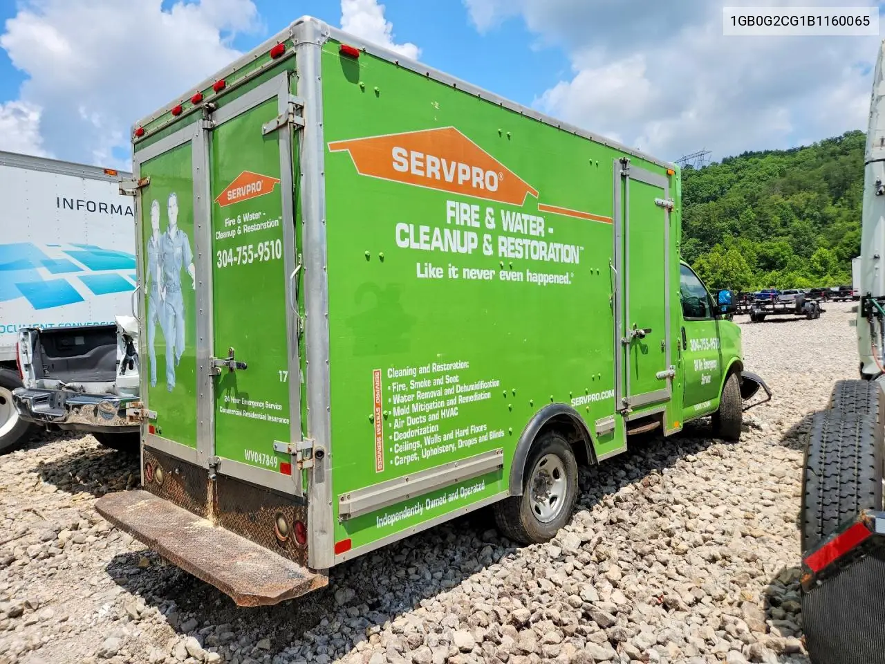 2011 Chevrolet Express G3500 Delivery Truck VIN: 1GB0G2CG1B1160065 Lot: 59395146