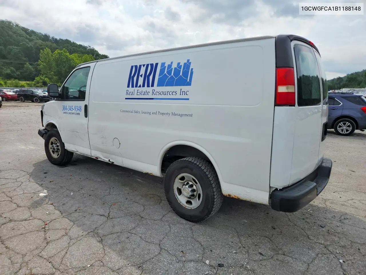 2011 Chevrolet Express G2500 VIN: 1GCWGFCA1B1188148 Lot: 59920866