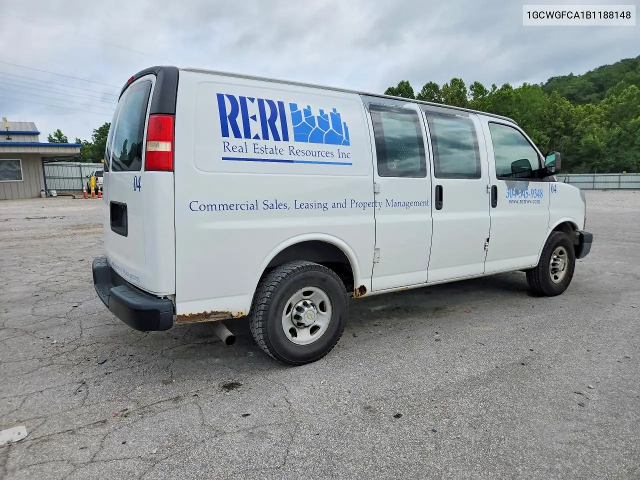 2011 Chevrolet Express G2500 VIN: 1GCWGFCA1B1188148 Lot: 59920866