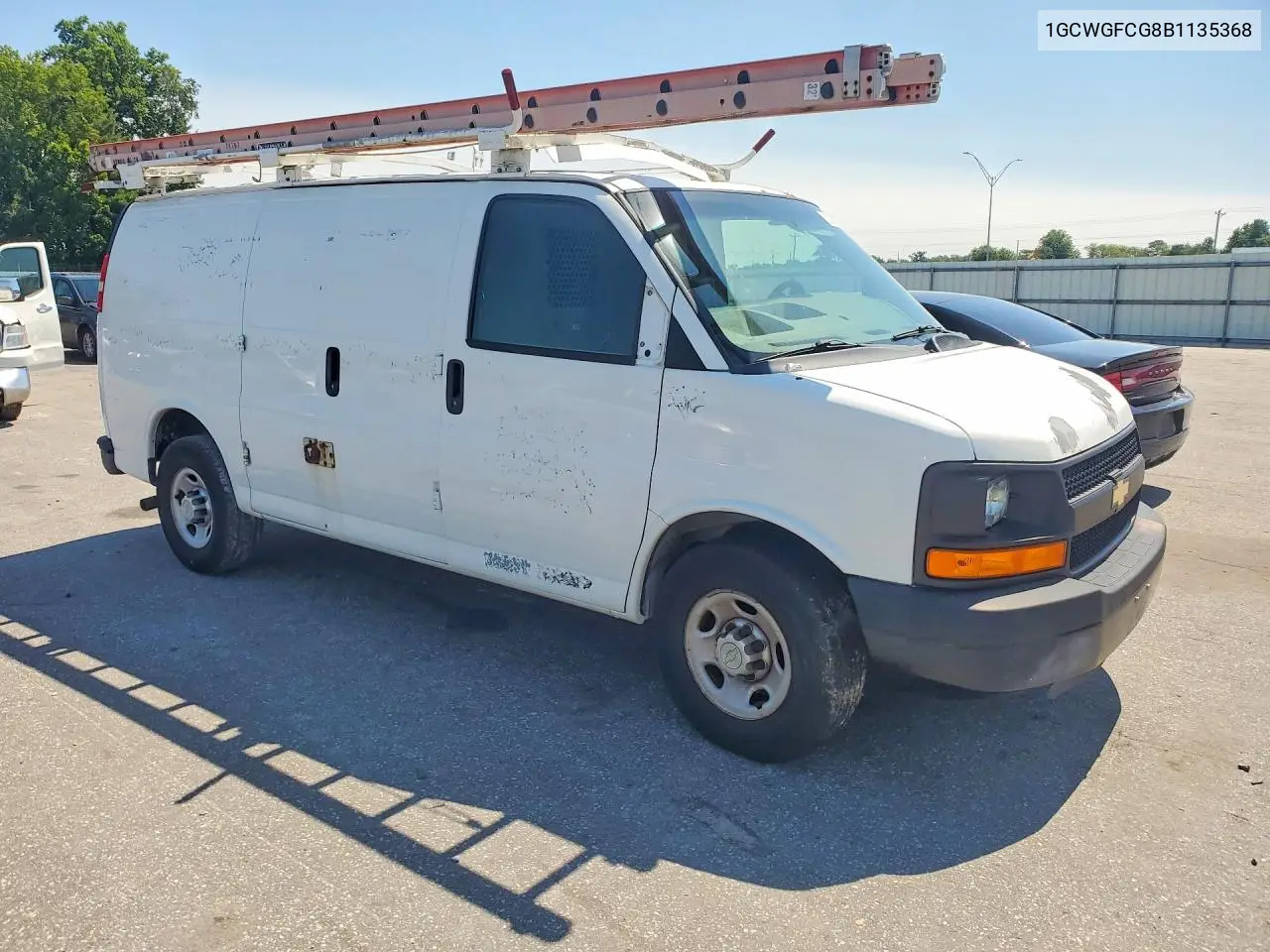 2011 Chevrolet Express G2500 VIN: 1GCWGFCG8B1135368 Lot: 61200706