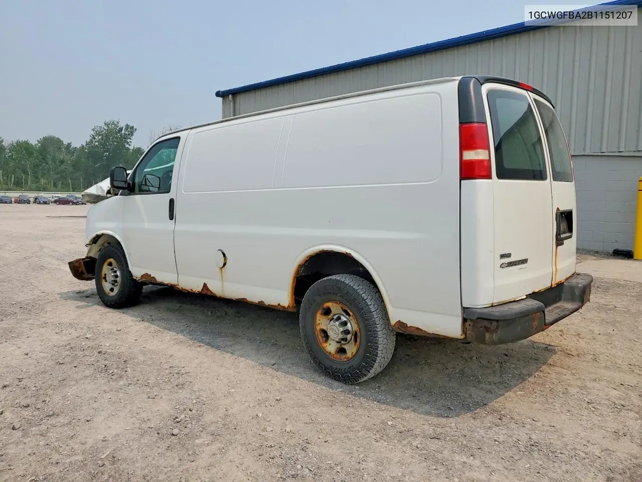 2011 Chevrolet Express G2500 VIN: 1GCWGFBA2B1151207 Lot: 61301686