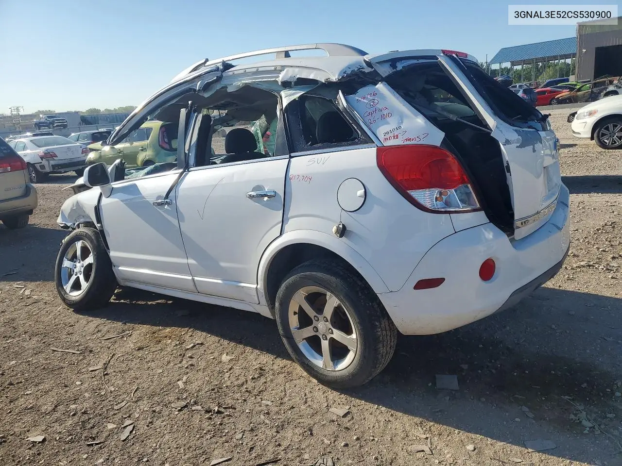 2012 Chevrolet Captiva Sport VIN: 3GNAL3E52CS530900 Lot: 53156876