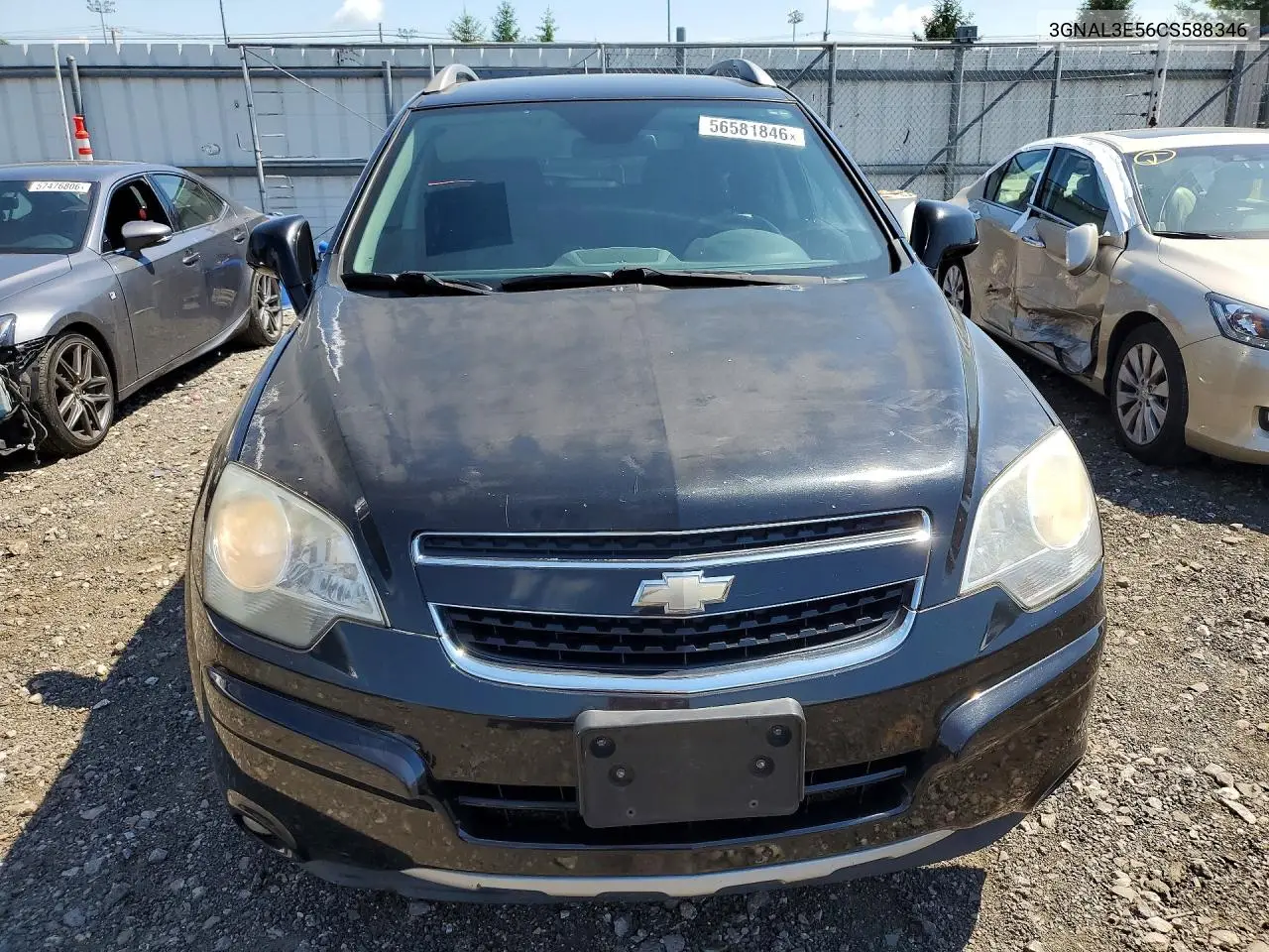 2012 Chevrolet Captiva Sport VIN: 3GNAL3E56CS588346 Lot: 56581846