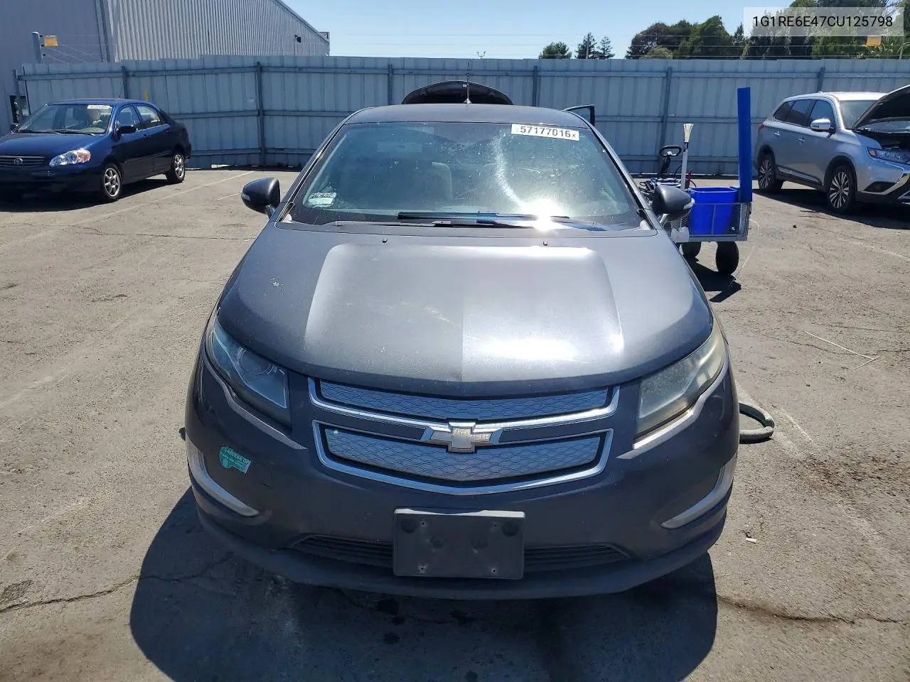 2012 Chevrolet Volt VIN: 1G1RE6E47CU125798 Lot: 57177016