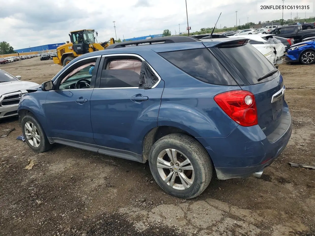 2012 Chevrolet Equinox Lt VIN: 2GNFLDE51C6191315 Lot: 58817556