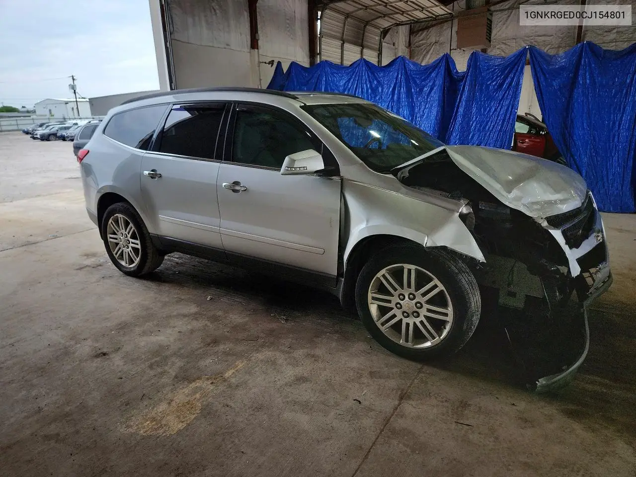 2012 Chevrolet Traverse Lt VIN: 1GNKRGED0CJ154801 Lot: 59779136