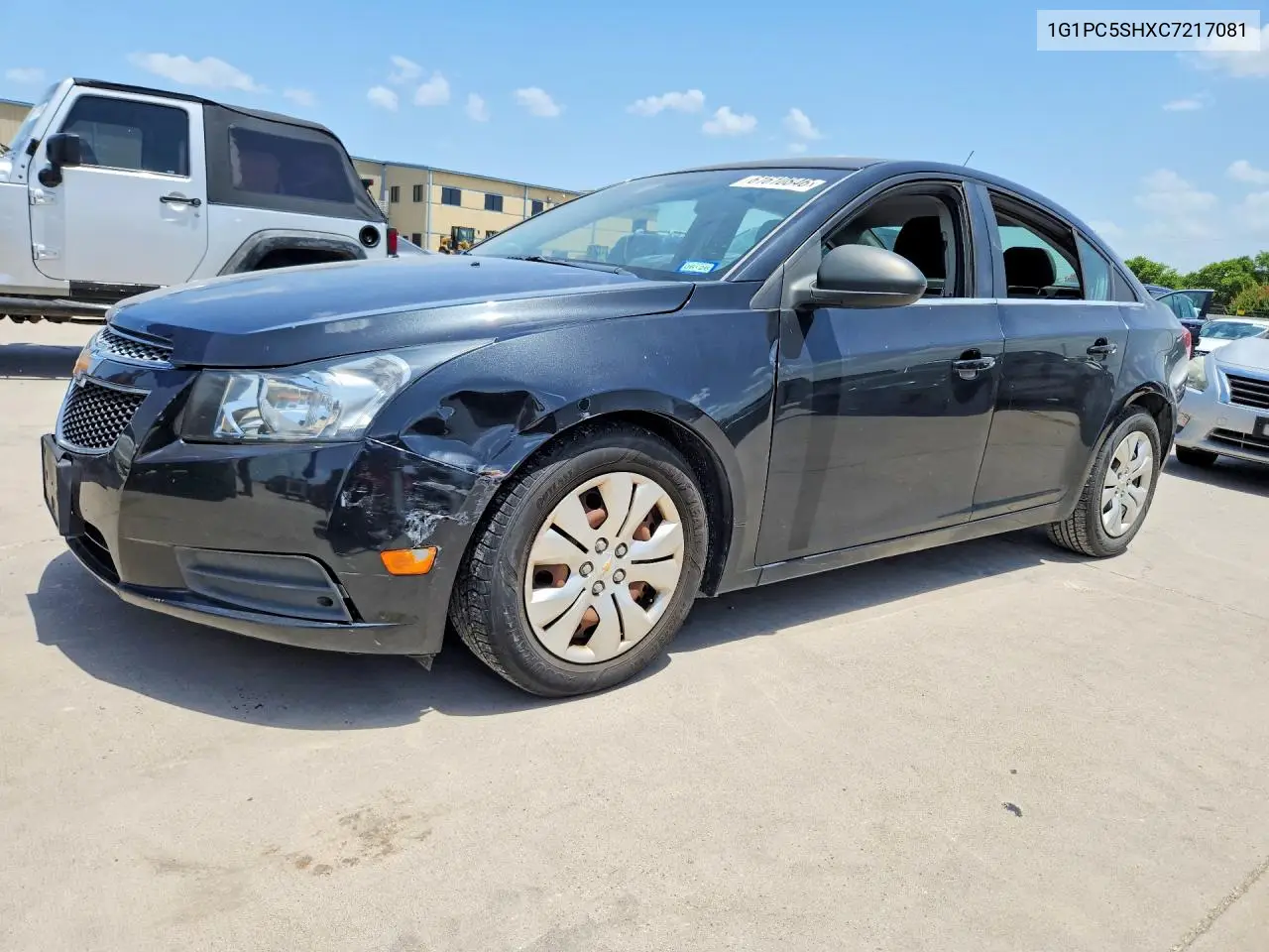 2012 Chevrolet 1500 Regular Cab VIN: 1G1PC5SHXC7217081 Lot: 61610846