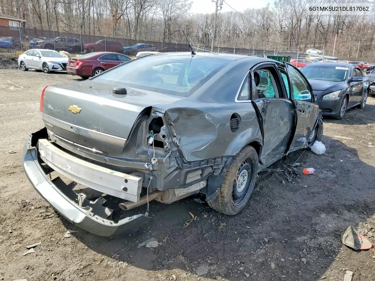2013 Chevrolet Caprice Police VIN: 6G1MK5U21DL817062 Lot: 46912386