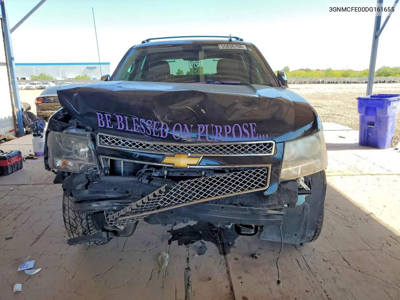 2013 Chevrolet Avalanche Lt VIN: 3GNMCFE00DG161655 Lot: 55836706