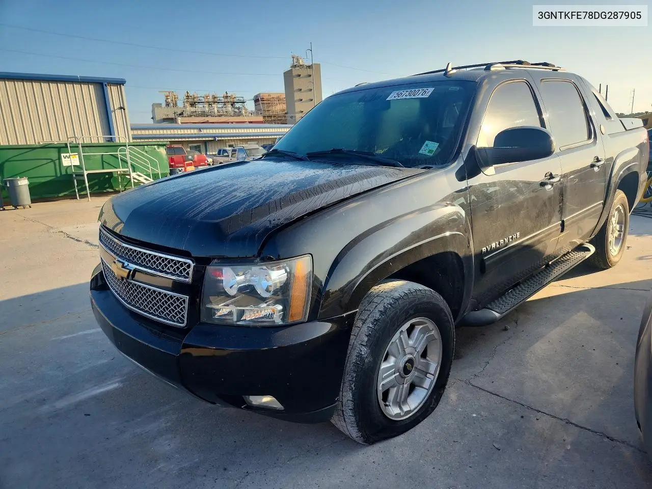 2013 Chevrolet Avalanche Lt VIN: 3GNTKFE78DG287905 Lot: 56730076
