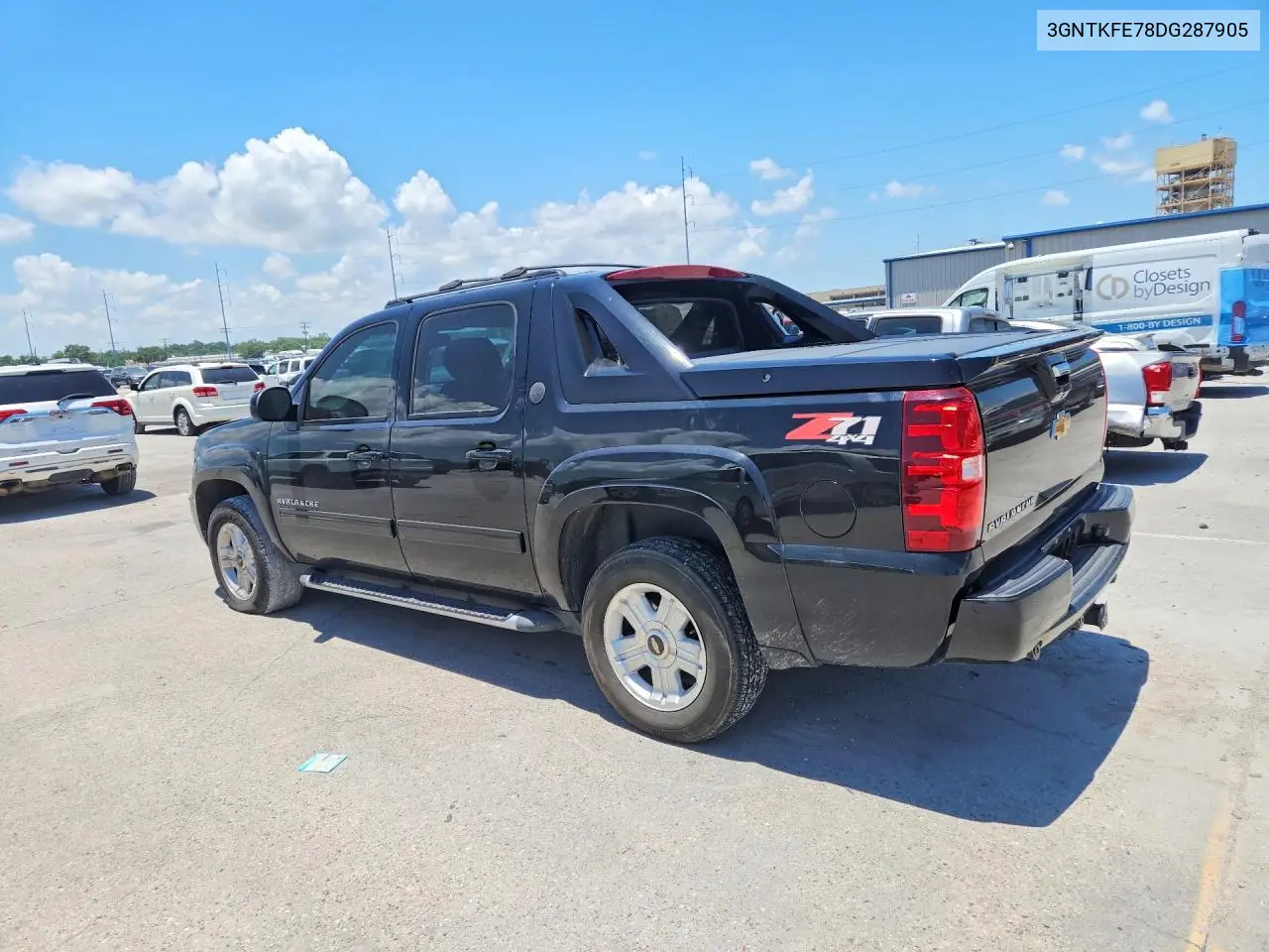 2013 Chevrolet Avalanche Lt VIN: 3GNTKFE78DG287905 Lot: 56730076