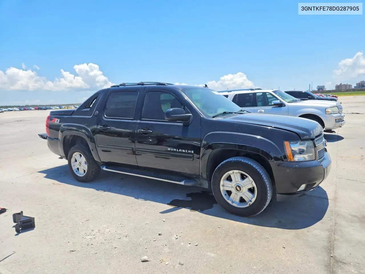 2013 Chevrolet Avalanche Lt VIN: 3GNTKFE78DG287905 Lot: 56730076