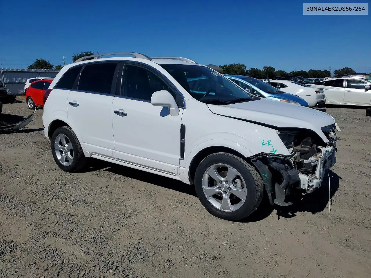 2013 Chevrolet Captiva Ltz VIN: 3GNAL4EK2DS567264 Lot: 56888996