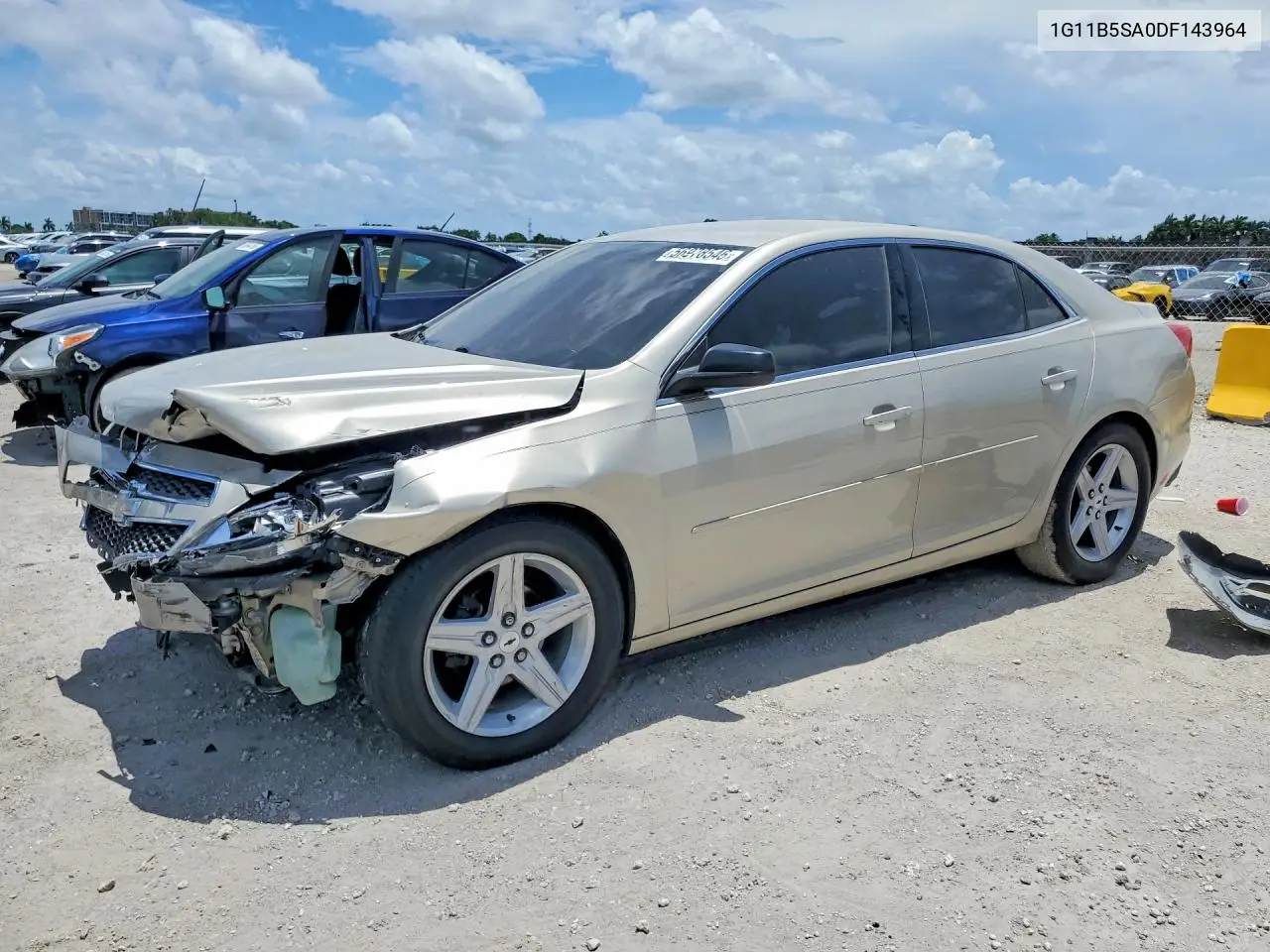 2013 Chevrolet Malibu Ls VIN: 1G11B5SA0DF143964 Lot: 56978546