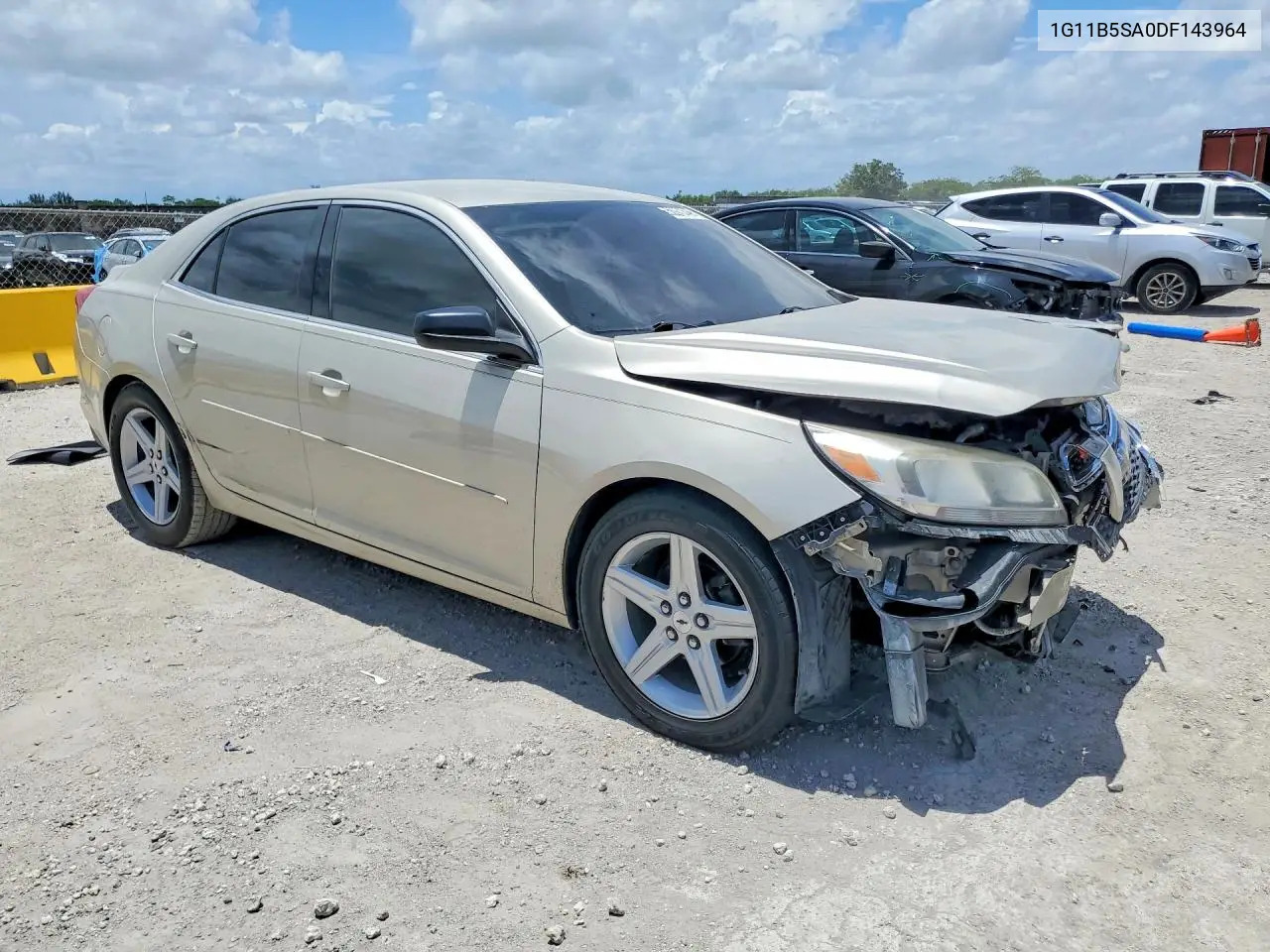 2013 Chevrolet Malibu Ls VIN: 1G11B5SA0DF143964 Lot: 56978546