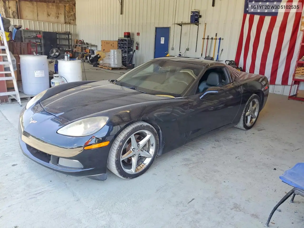 2013 Chevrolet Corvette VIN: 1G1YF2DW3D5102535 Lot: 56989546