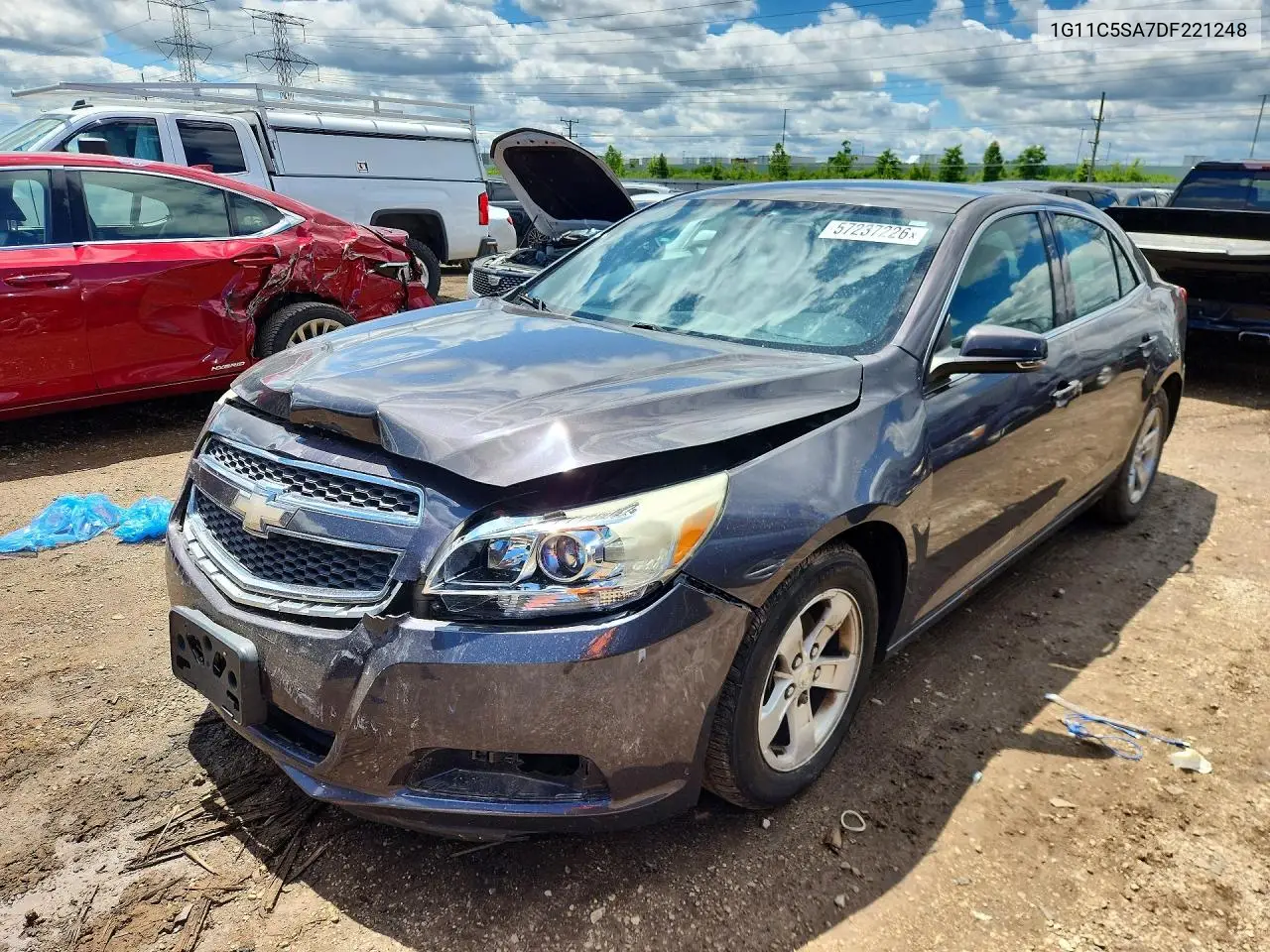 2013 Chevrolet Malibu 1Lt VIN: 1G11C5SA7DF221248 Lot: 57237226