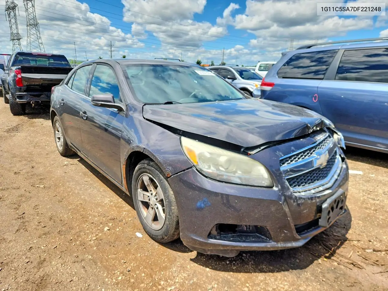 2013 Chevrolet Malibu 1Lt VIN: 1G11C5SA7DF221248 Lot: 57237226