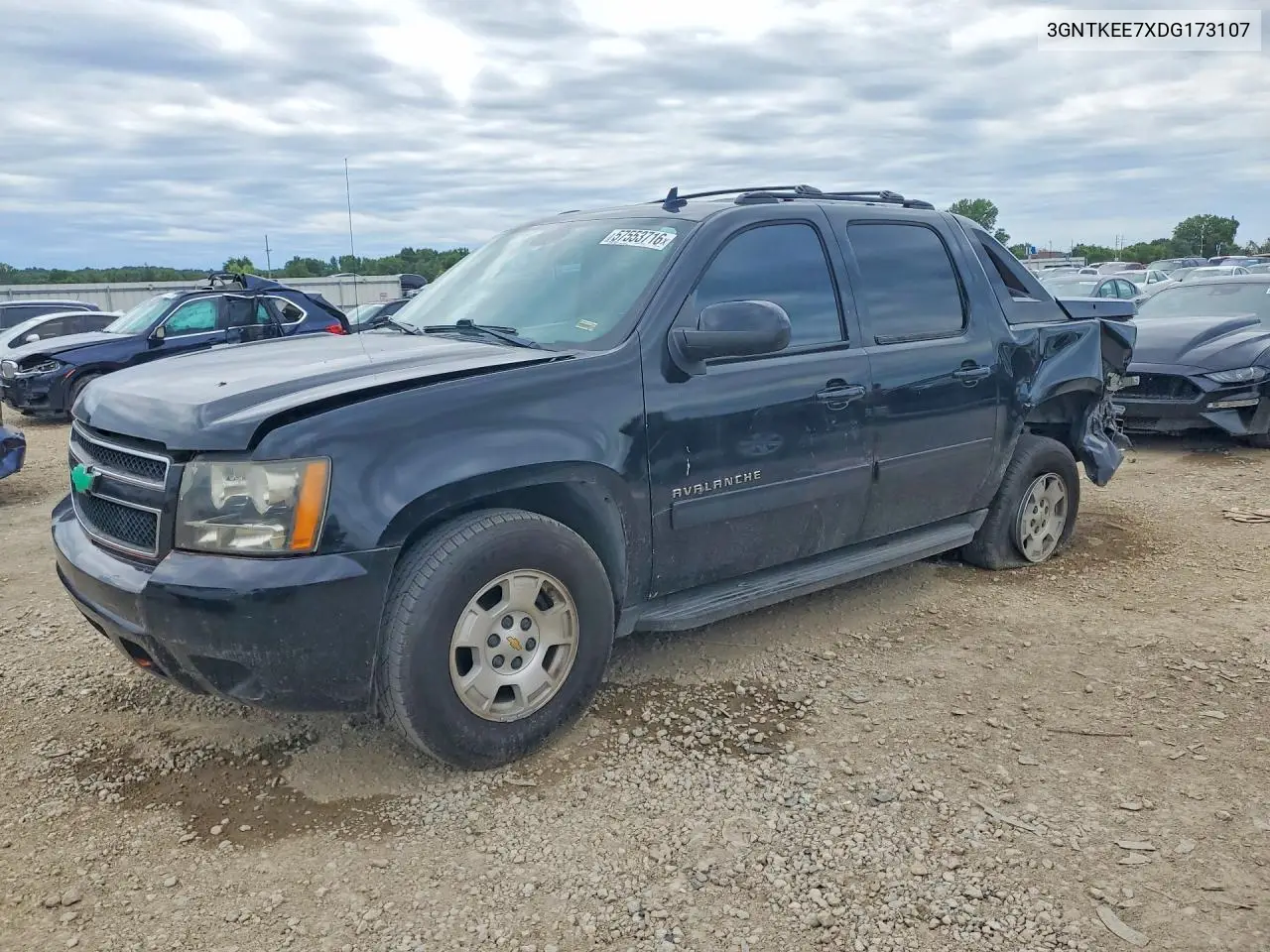 2013 Chevrolet Avalanche Ls VIN: 3GNTKEE7XDG173107 Lot: 57553716