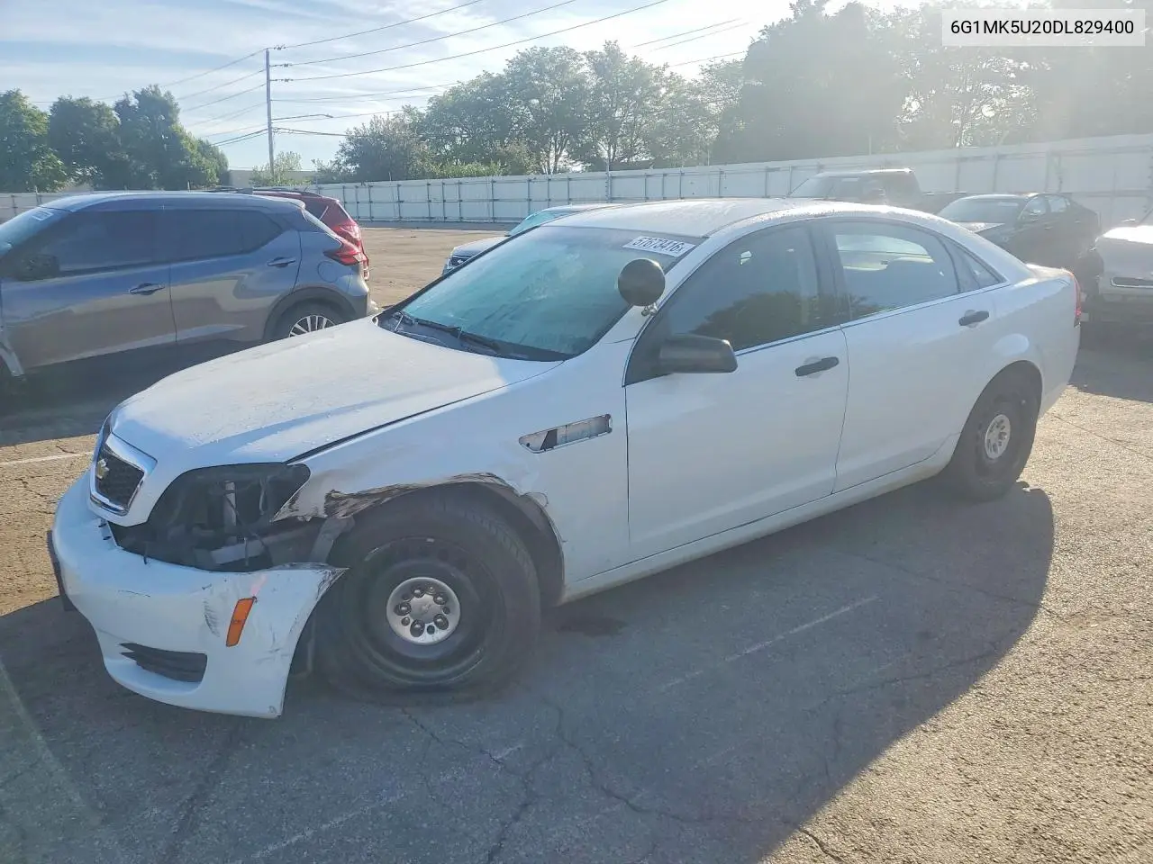 2013 Chevrolet Caprice Police VIN: 6G1MK5U20DL829400 Lot: 57673416