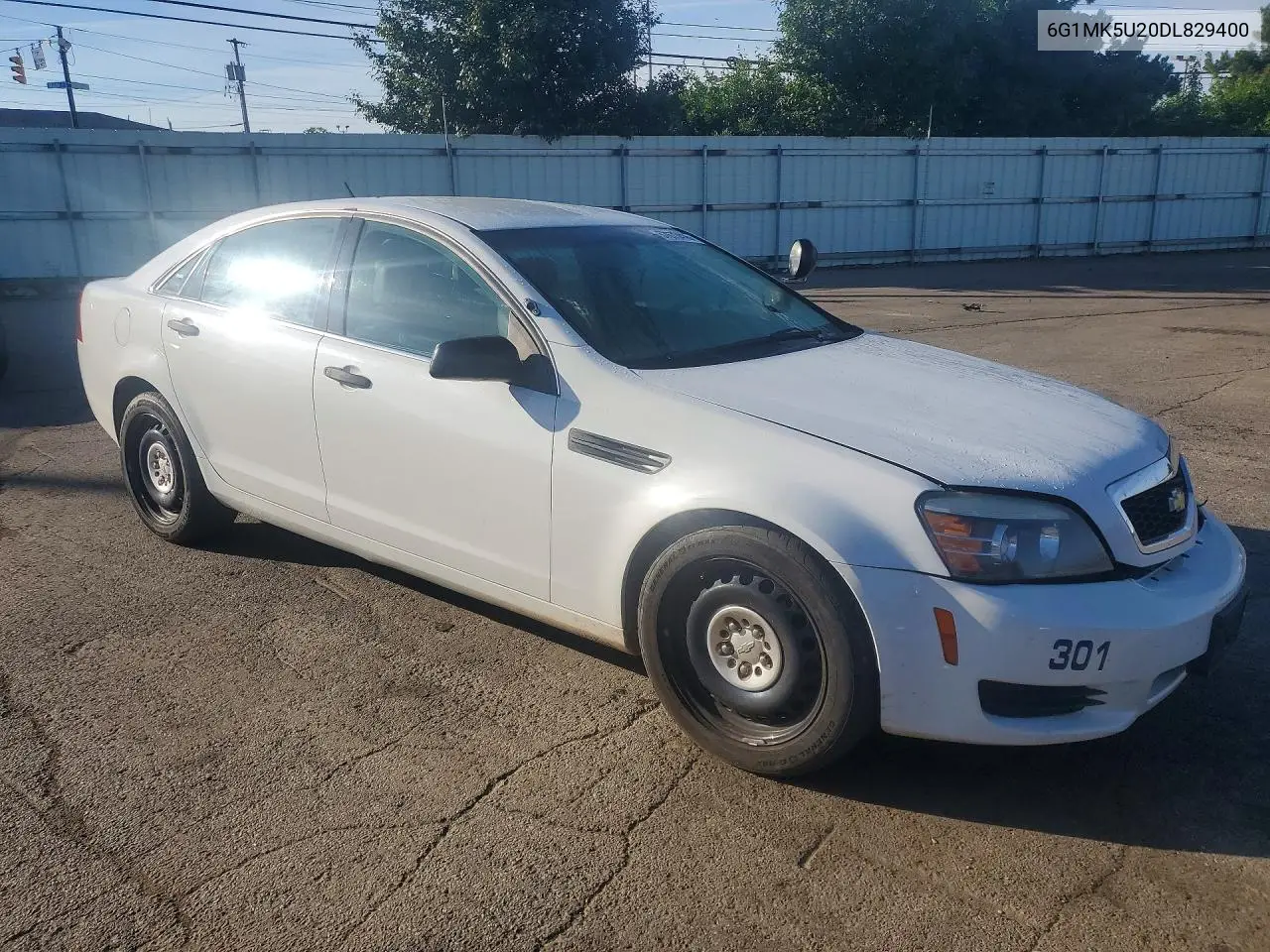 2013 Chevrolet Caprice Police VIN: 6G1MK5U20DL829400 Lot: 57673416