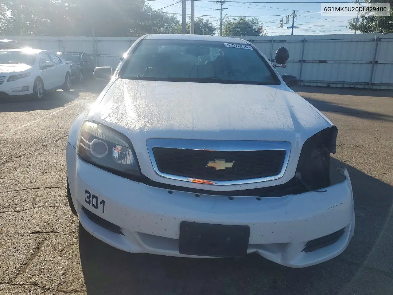 2013 Chevrolet Caprice Police VIN: 6G1MK5U20DL829400 Lot: 57673416