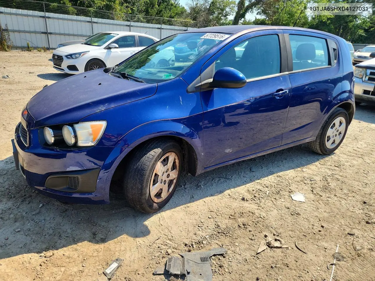 2013 Chevrolet Sonic Ls VIN: 1G1JA6SHXD4127031 Lot: 57729516