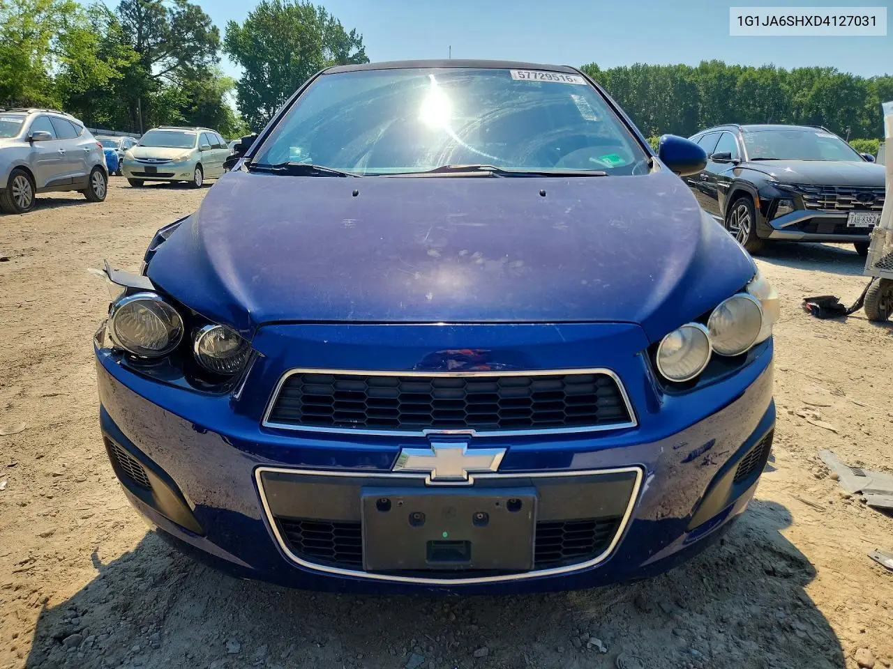 2013 Chevrolet Sonic Ls VIN: 1G1JA6SHXD4127031 Lot: 57729516