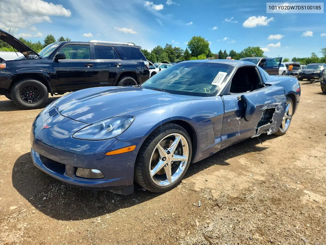 2013 Chevrolet Corvette VIN: 1G1YG2DW7D5100185 Lot: 58095536