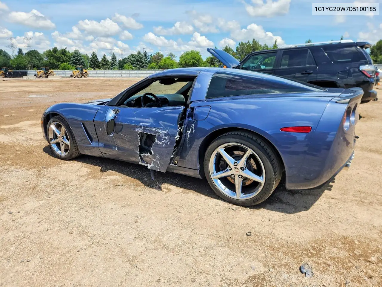 2013 Chevrolet Corvette VIN: 1G1YG2DW7D5100185 Lot: 58095536