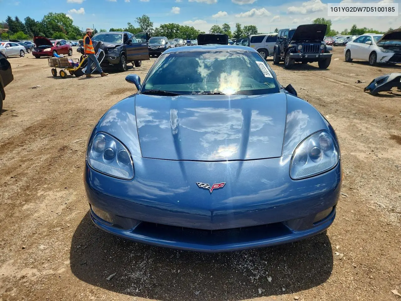 2013 Chevrolet Corvette VIN: 1G1YG2DW7D5100185 Lot: 58095536