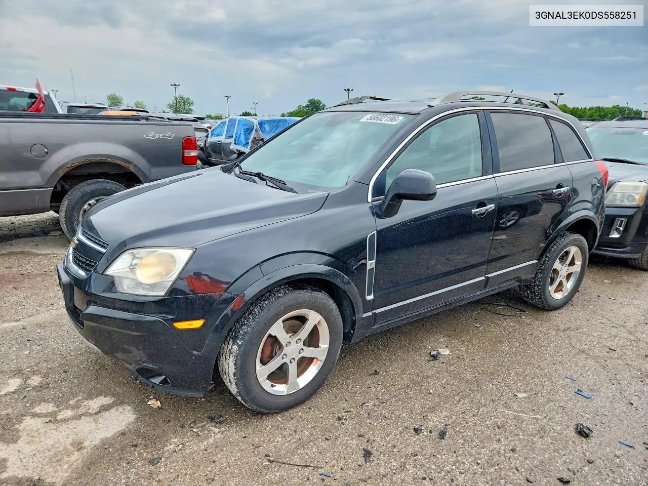 2013 Chevrolet Captiva Lt VIN: 3GNAL3EK0DS558251 Lot: 58602196