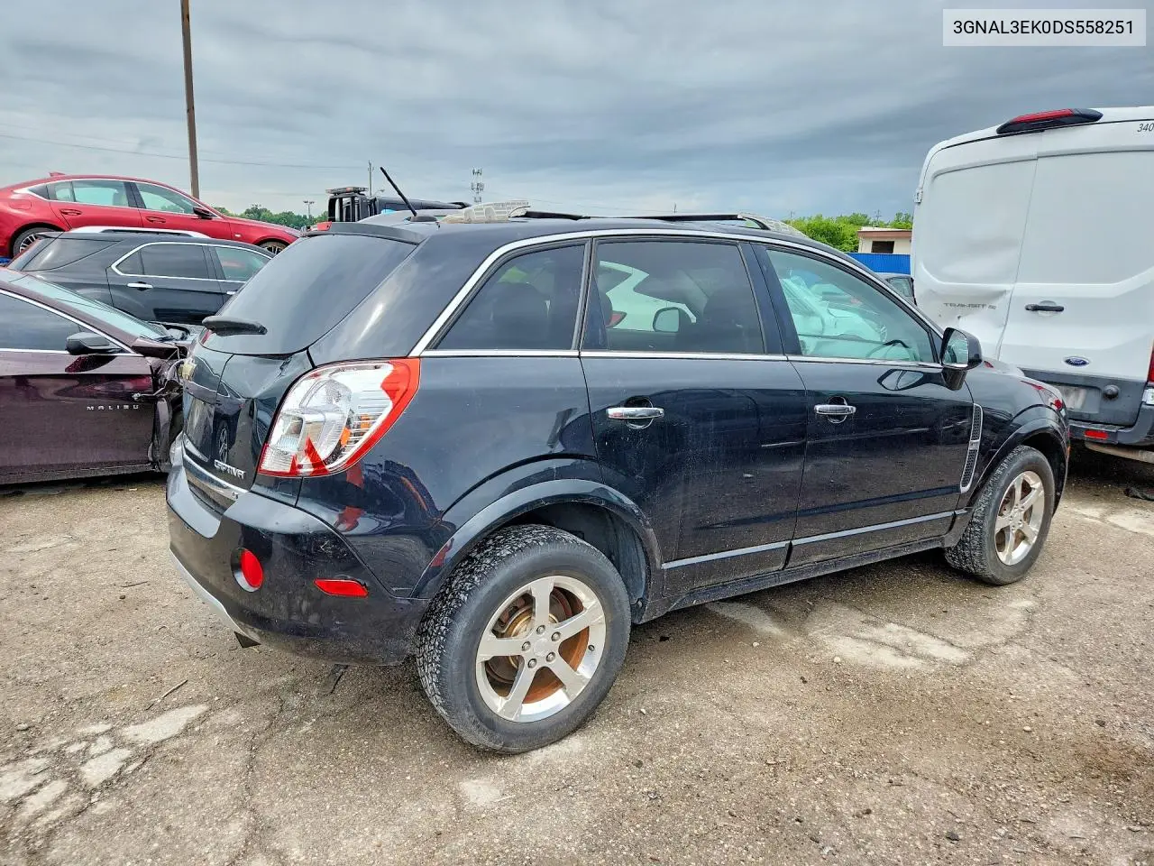 2013 Chevrolet Captiva Lt VIN: 3GNAL3EK0DS558251 Lot: 58602196