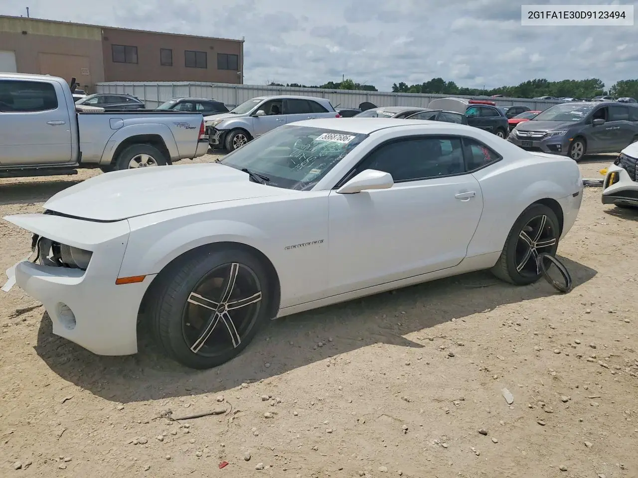 2013 Chevrolet Camaro 2Ls VIN: 2G1FA1E30D9123494 Lot: 58687686
