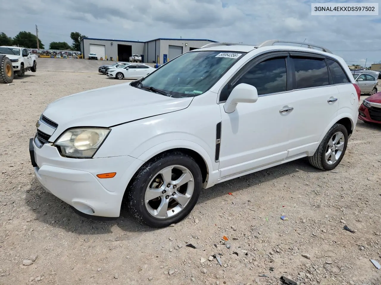 2013 Chevrolet Captiva Ltz VIN: 3GNAL4EKXDS597502 Lot: 58964356