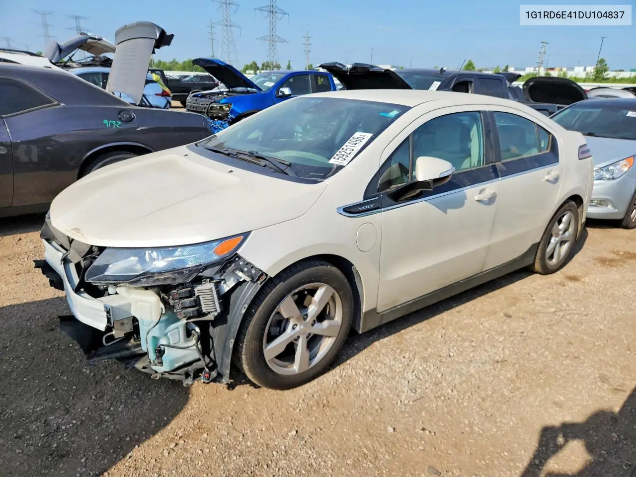 2013 Chevrolet Volt VIN: 1G1RD6E41DU104837 Lot: 59251496