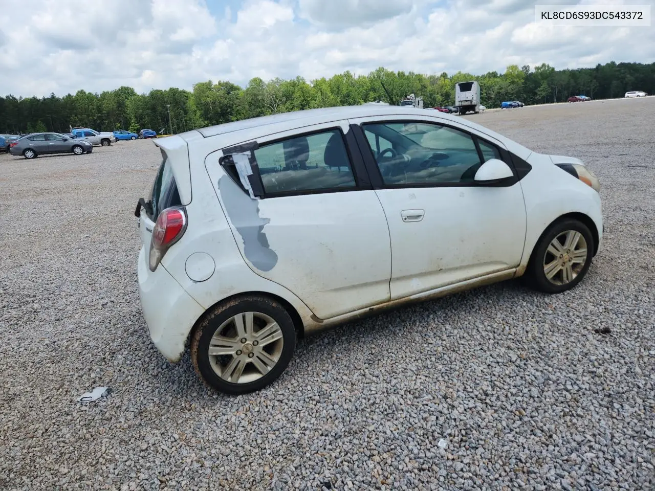 2013 Chevrolet Spark 1Lt VIN: KL8CD6S93DC543372 Lot: 59820866