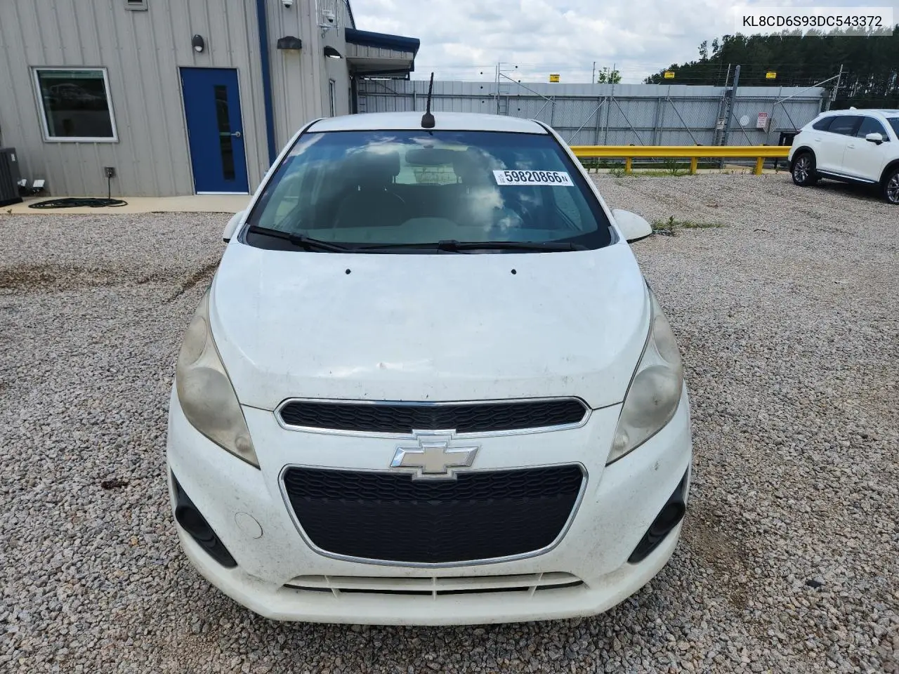 2013 Chevrolet Spark 1Lt VIN: KL8CD6S93DC543372 Lot: 59820866