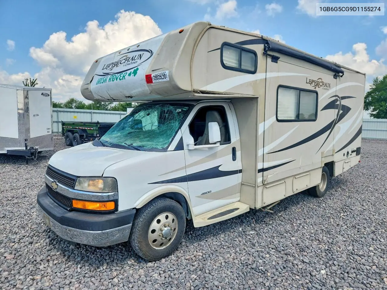 2013 Chevrolet Express G4500 VIN: 1GB6G5CG9D1155274 Lot: 59859296