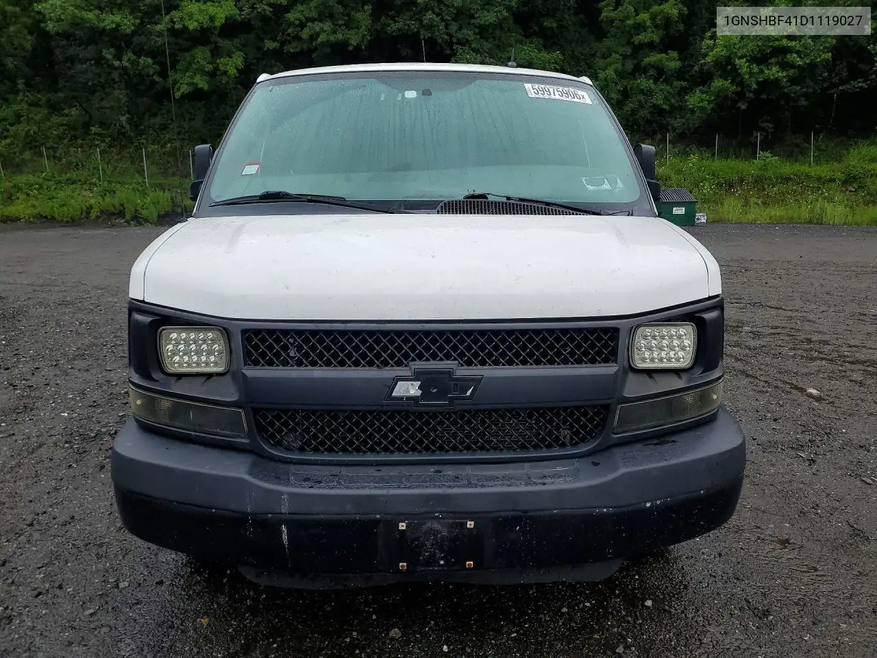 2013 Chevrolet Express G1500 Ls VIN: 1GNSHBF41D1119027 Lot: 59975906