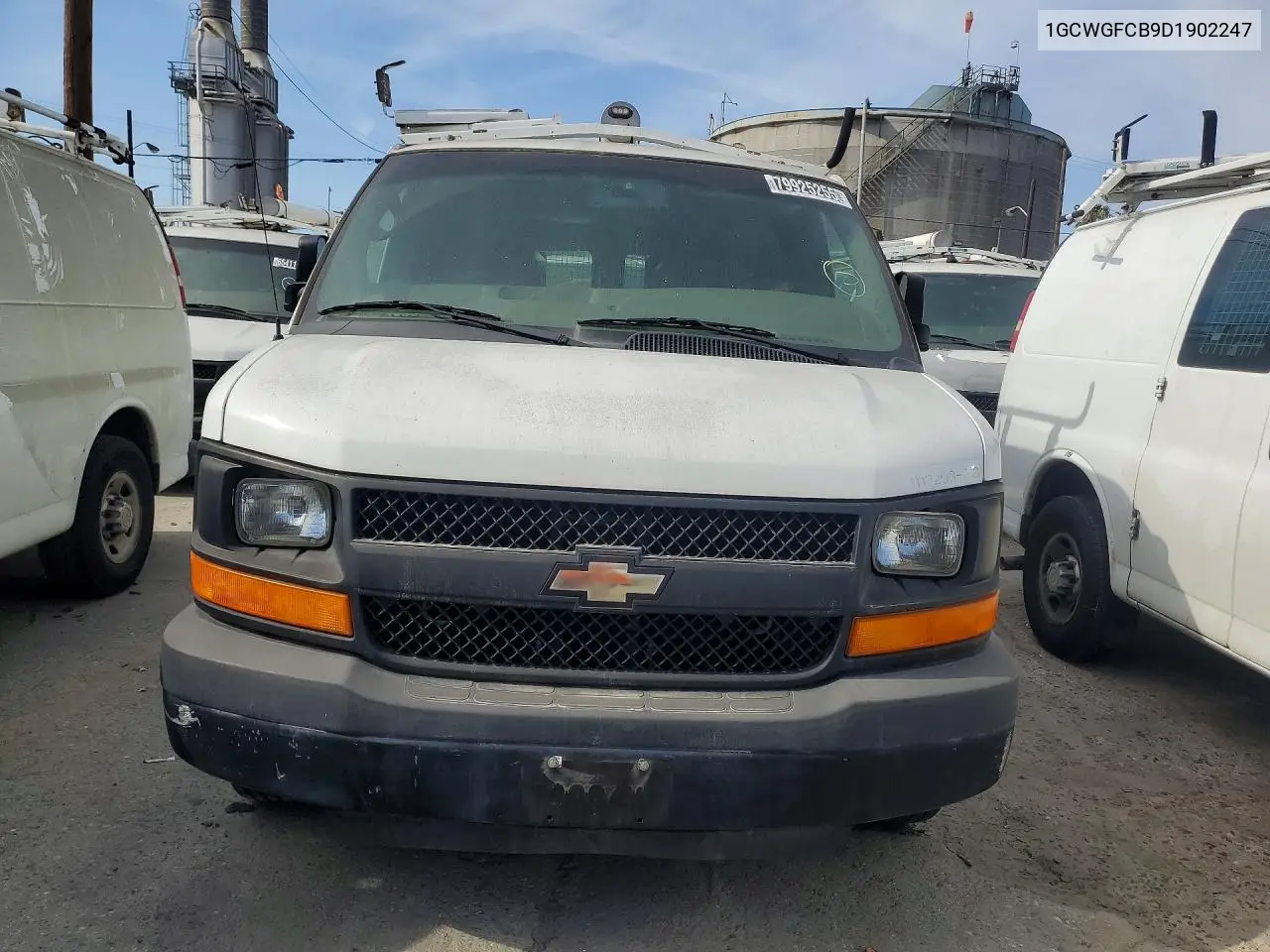 2013 Chevy Express G2500 Cargo VIN: 1GCWGFCB9D1902247 Lot: 62149866