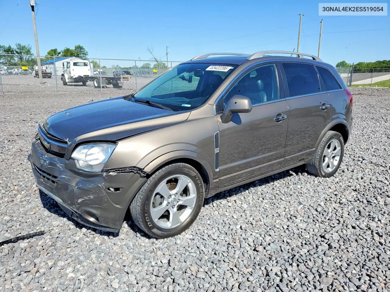 2014 Chevrolet Captiva Ltz VIN: 3GNAL4EK2ES519054 Lot: 53422286