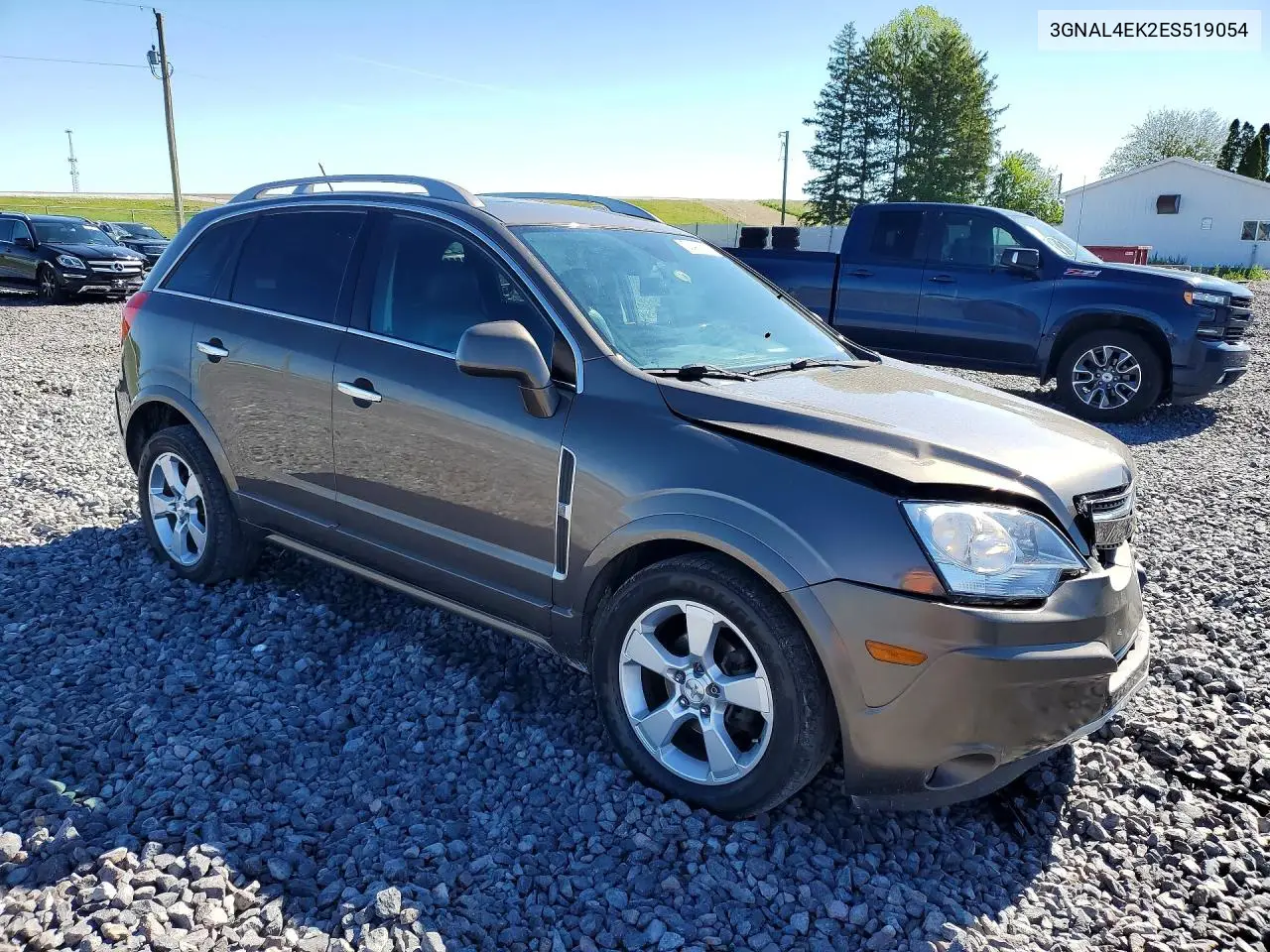 2014 Chevrolet Captiva Ltz VIN: 3GNAL4EK2ES519054 Lot: 53422286