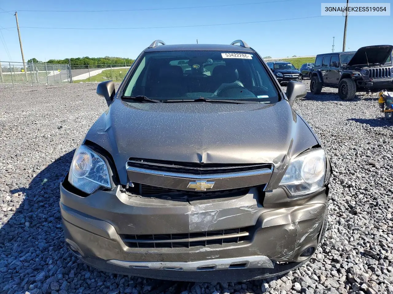 2014 Chevrolet Captiva Ltz VIN: 3GNAL4EK2ES519054 Lot: 53422286