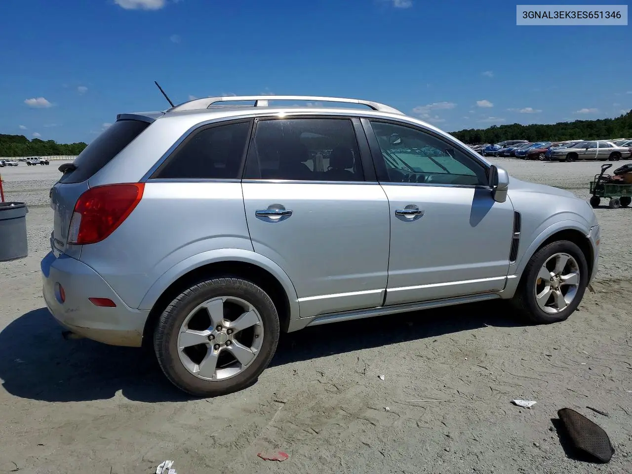2014 Chevrolet Captiva Lt VIN: 3GNAL3EK3ES651346 Lot: 53942366