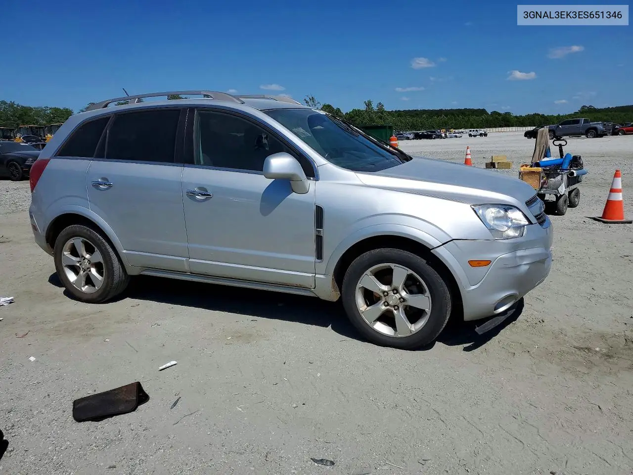2014 Chevrolet Captiva Lt VIN: 3GNAL3EK3ES651346 Lot: 53942366