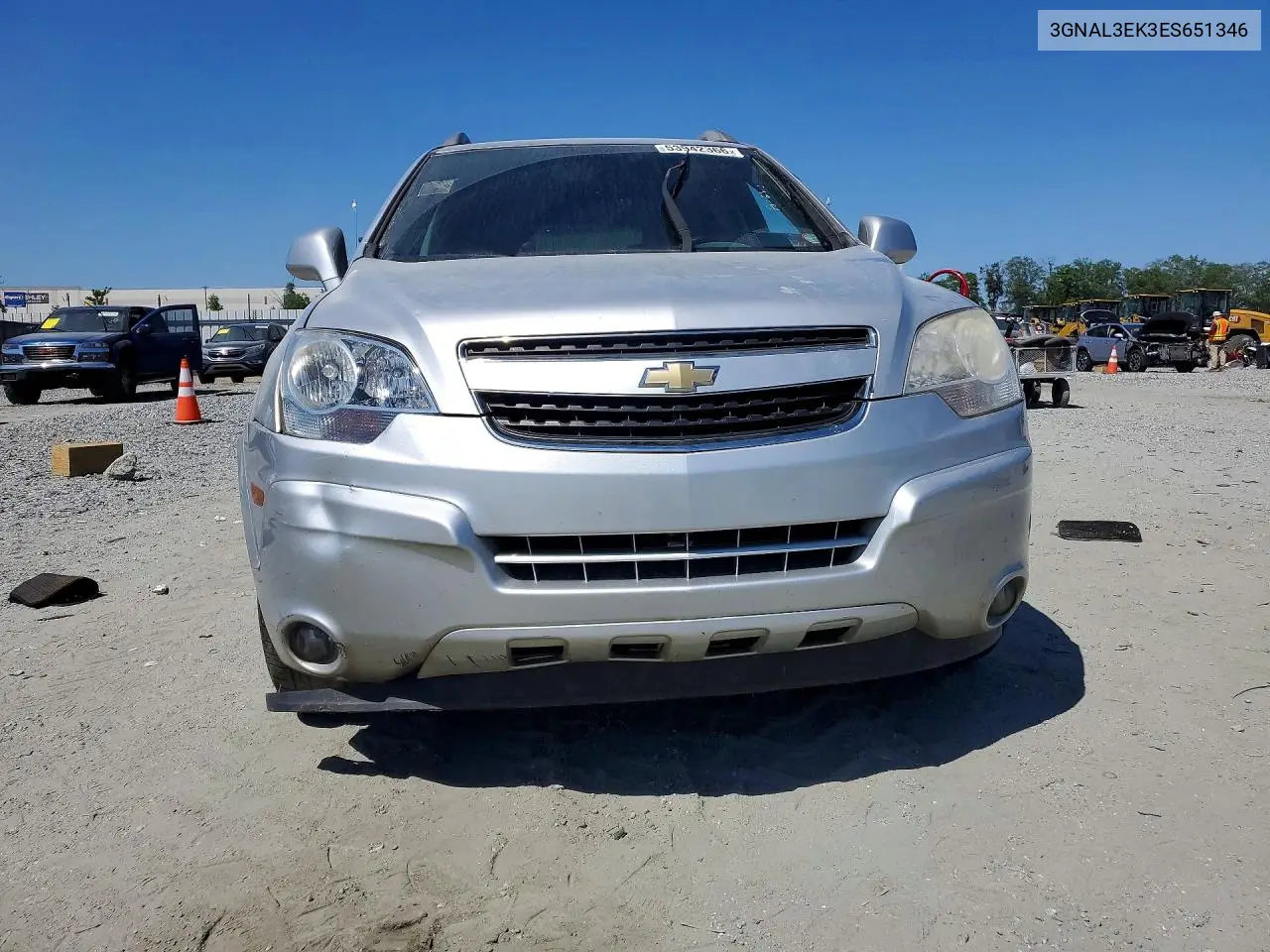 2014 Chevrolet Captiva Lt VIN: 3GNAL3EK3ES651346 Lot: 53942366