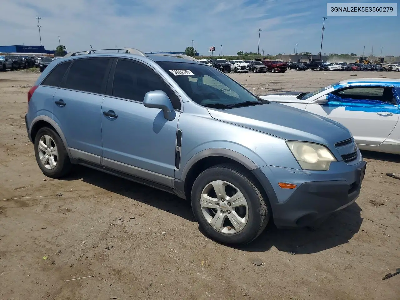 2014 Chevrolet Captiva Ls VIN: 3GNAL2EK5ES560279 Lot: 54992026
