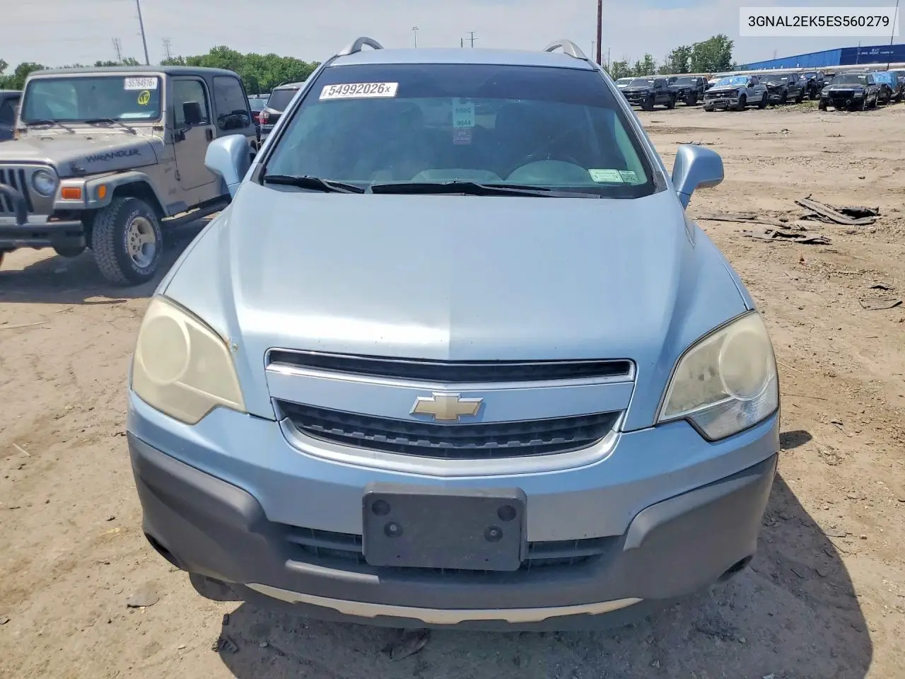 2014 Chevrolet Captiva Ls VIN: 3GNAL2EK5ES560279 Lot: 54992026
